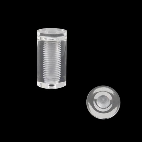 Image of Antrader Clear Standoffs,Glass Wall Mount Hardware Kit,25 x 40mm (8Pcs) | Acrylic Standoff Screws for Advertising Board Hanging Acrylic Picture Frame