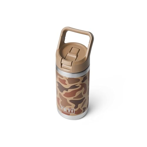 Image of YETI Rambler Jr. 12 oz Kids Bottle, with Straw Cap, Wetlands Camo