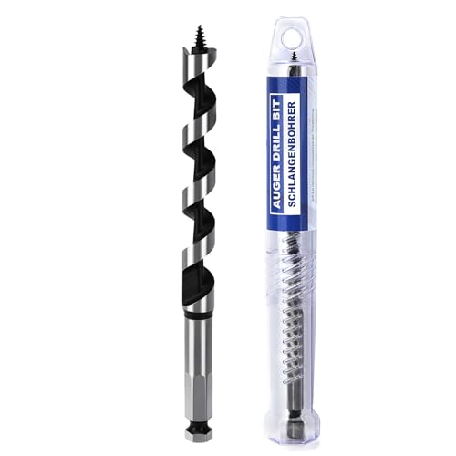 1/2" X 6.1" Auger Bit for Wood, 13x155mm Hex Long Auger Drill Bit