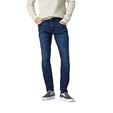 11 Best Jeans for Men with No Butt in 2026: Say Goodbye to Plumber's Crack 15 Mavi Jake Men's Regular Rise Slim Leg Jeans, Slim Fit Jeans for Men, Dark Tonal Nashville, Dark Blue Men's Jeans, 34 x 30