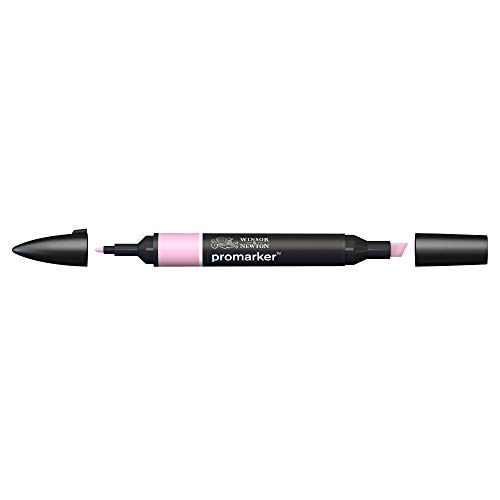 Image of Winsor & Newton Promarker, Alcohol Based Markers, Pink Carnation (M328), Double Tipped Drawing Marker Set for Artists, Graphic Designers, Illustrators - Chisel & Fine Twin Tip, Streak Free Coverage