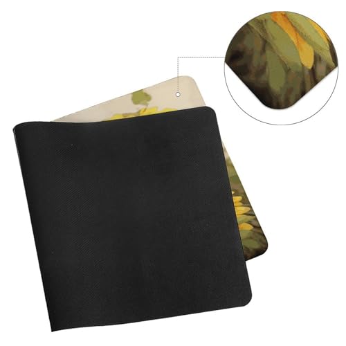 Sloth Sunflower Desk Pad Rubber Base 30x60 cm miniatura 7