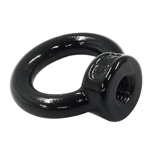 Image of Hordion 6PCS M6 Eye Nuts, Stainless Steel Lifting Eye Nut Fastener | Ring Shape EyeNut