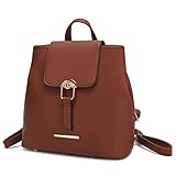 MKF Collection Backpack Purse for Women, Vegan Leather Top-Handle Ladies Fashion Travel Pocketbook Bag – Daypack