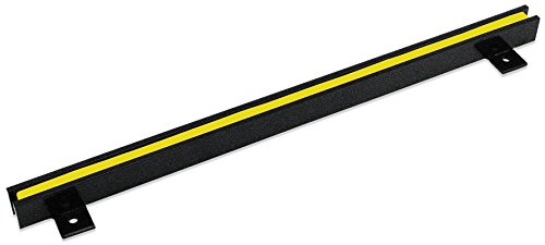 18 Heavy-Duty Magnetic Tool Holder, Easy-Install, 20-lb per inch Pull Force, Black Powder Coat with Yellow Stripe (AM4PLC)