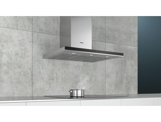Image secondaire de SIEMENS Hotte decorative murale LC98BIP50, Hotte murale,iQ500,90 cm, Inox