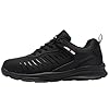 LARNMERN Safety Trainers Waterproof Steel Toe Cap Trainers Men Women Puncture Proof Safety Shoes Comfortable Lightweight Breathable(Black B,9.5UK) #2