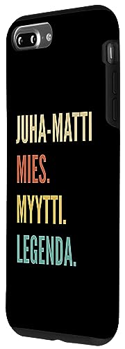 Image of iPhone 7 Plus /8 Plus Funny Finnish First Name Design - Juha-Matti Case