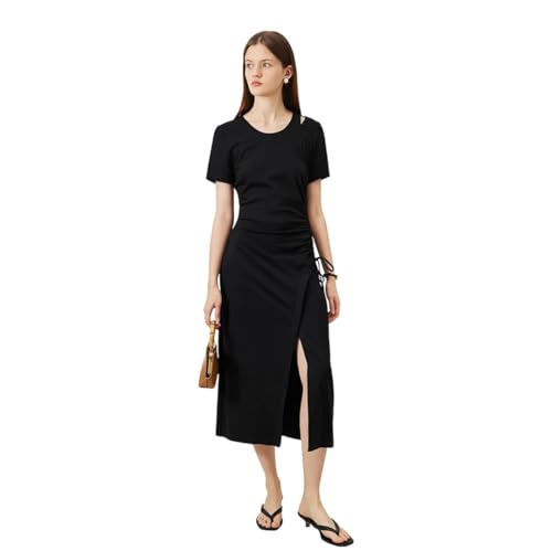 Women's Dresses French Style Elegant Slim Straight Midi Gown with