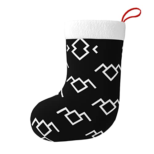 Peaks - Calcetines decorativos de Navidad con diseño de búho (diseño de doble cara), bolsa de regalo adecuada para decoración familiar de vacaciones, color negro, talla única más alta