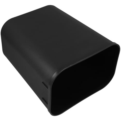 TOKIDNY Cubo de Basura Doméstico Cuadrado 14l sin Tapa Plástico Negro Pequeño para Cocina Dormitorio Oficina Estilo Simple Hogar Práctico