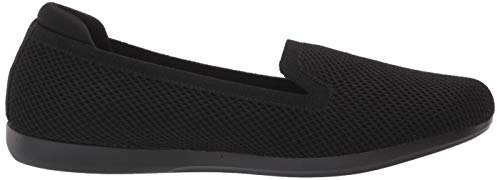 Clarks Womens Carly Dream Loafer, Black Solid Knit, 7.5 Us #TOP5