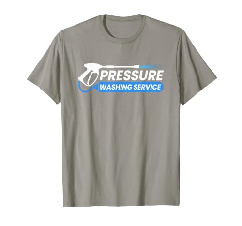 Pressure Washing Service and Detailing,Power wash T-Shirt, Men, Slate Grey, X-Large
