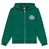 Trekking Green Quiksilver Graphic Full Zip Sweatshirt 12 Years