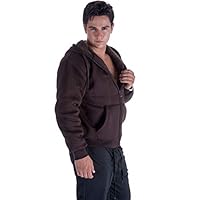 Algopix Similar Product 11 - Leehanton Zip Hoodie Men Sherpa Lined