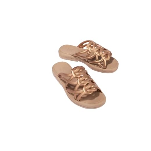 Tamanco, Zaxy Brilho, Feminino, Adulto, dourado, 35