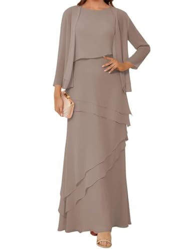 Chiffon-kleid für die brautmutter