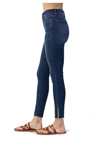 Judy Blue High Waist Side Slit Skinny Jeans (82424)4