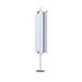 Testrite Visual Office Tradeshow Display Visual Merchandising Clamp Stand Visual Clamp Stand, Double Sided, Silver