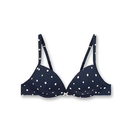 Sanetta Mädchen Soft Cup blau Geformter BH, Nordic Blue, 65A