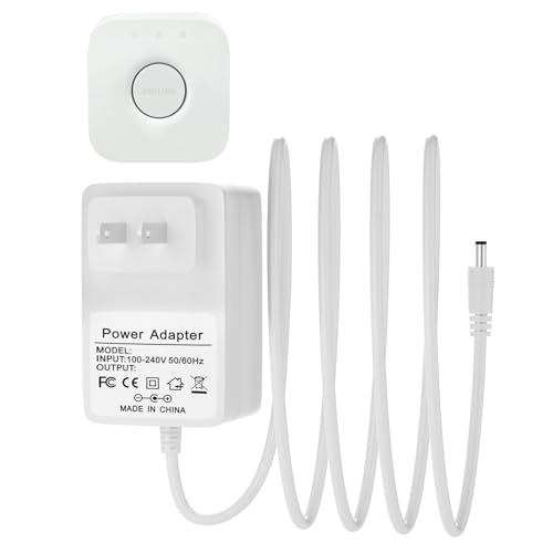 Power Cord for Philips Hue Bridge Compatible with 458471 2.0 2.1 1st 2nd Gen CE0979 464479 3241312018A Hub Power Adapter Cord Charger