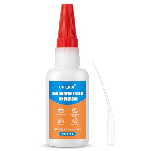 Super Glue 50 g,Pegamento Fuerte,Superpegamento Gel Extra Fuerte