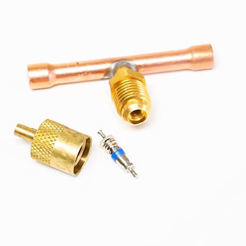 Image of CD8414 /2 C&D Copper Access Tee Valve 1 /4 inch CD8414 Package of 2