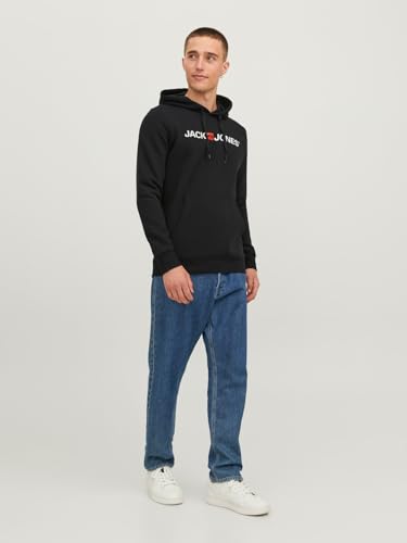 Miniatura 3 de Jack Jones Jjecorp Logo Sweat Hood , Capucha Hombre, Gris Light Grey Melange Detail:Reg Fitmelange , Small