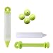 Produktbild Fyuan Spritzenstift, für Kuchen, Gebäck, Dekoration, Silikon, Schokolade, Malstift, einfach zusammendrücken, wiederverwendbar, Backwerkzeuge für Küche, Bäckerei, Grün (2 Stück)