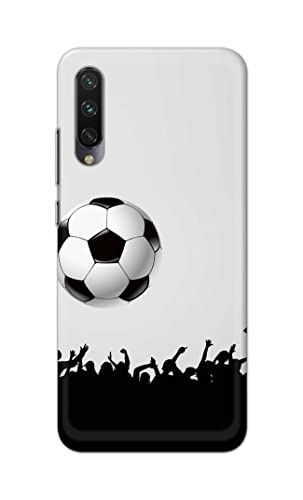 Image of Printed Hard Back Cover Case for Mi A3 Back Cover (Football Icon) -702