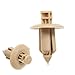 CALALEIE 10pcs rivetto di plastica rivetto porta pannello di fissaggio auto clip porta beige for volvo c70 / s60 / s80 / v70 Strumento ricambi auto
