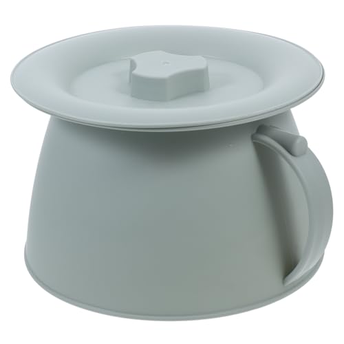 HAWILLOSCH Thick Plastic Chamber Pot Urinal for Elderly Lid Portable Potty Pot for Home
