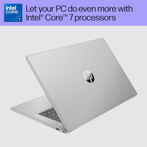 Image of HP 17 inch Touchscreen Laptop Computer Business, MS Office, 17.3 inch HD+ Display, Intel 10-Core i7-150U(up to 5.4 GHz), Backlit Keyboard, Wi-Fi 6, Windows 11 Pro(32GB RAM|1 TB SSD)