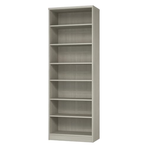 【新登場】日本製 オーダー 本棚 奥行40cm×高さ200cm×幅70cm 標準棚板 グレーオーク F★★★★ 低ホルマリン 幅1cm単位のオーダーマルチラック Shelfit/シェルフィット