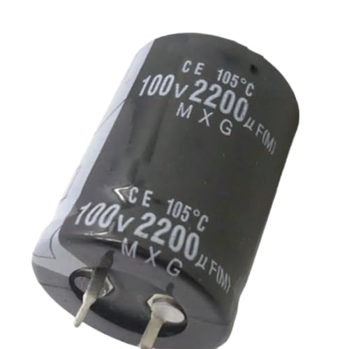 Condensateur électrolytique 2200uF 100V 22x35mm composant radial électronique 2200MFD