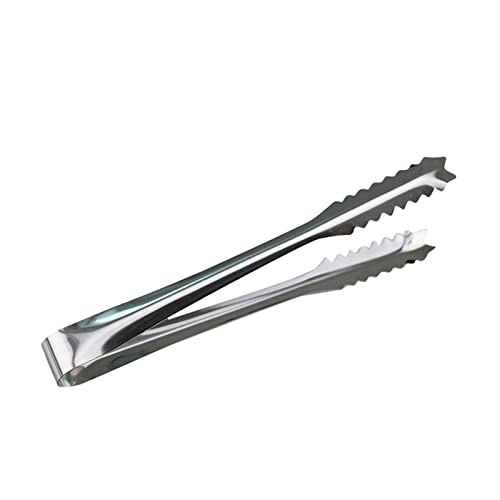 SHENGMIAOHE Keukenbenodigdheden Keukentangen 1Pc Roestvrij Staal Keukengereedschap Roestvrij Stalen Tangen Voor Barbecue Party Bar Bbq Clip Brood Voedsel Ice Clamp Ice Tong (15Cm)/19Cm