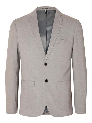 Blazer Homme Slhslim-Delon Souple Veste Stretch Jersey Flex