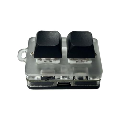 Shinyruo Mini teclado personalizado de dos botones Bluetooth 2.4Ghz RGB macro teclado mecánico programable en caliente intercambiable