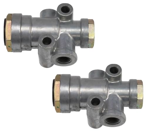 Mytee Products 2 Pk TR-3 Heavy Duty Air Brake Inversion Valve - 25-40 PSI - Replaces 281459, 1078466, Bendix 101450, 108620, Navistar 1617-036-C, 1617036C, OE Aftermarket 3500273, SC567