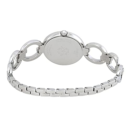 Tissot womens Flamingo Stainless Steel Dress Watch Grey T0942101111600