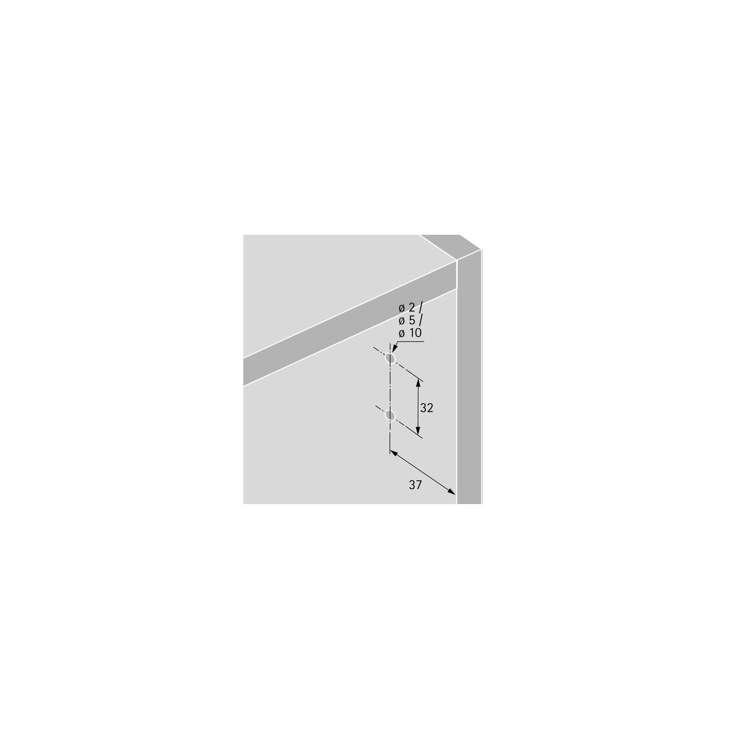 Hettich Dämpfer Push to open Silent 9239099 Kunststoff fenstergrau