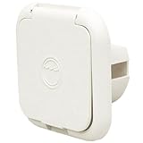 ITC Boat Transom Wash Down Cup 97016-GW | White Plastic Holder