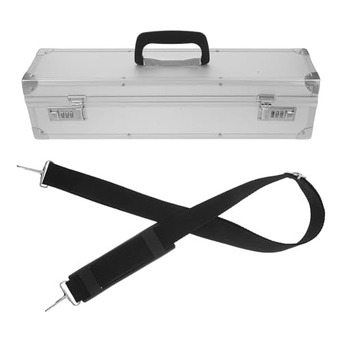 COLLBATH Messerkoffer aus Aluminium mit Zahlenschloss 8-facher Messerhalter Wetterfestes Aufbewahrungsetui für Küchenmesser Profi Messerkoffer mit Tragegriff für Kochkurse und Reisen