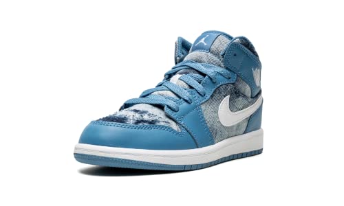 Jordan Preschool 1 Mid DM8952 400 Washed Denim - Size 2Y3