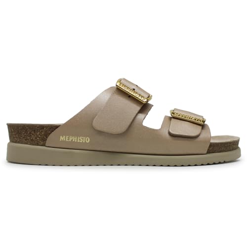 Mephisto - Cierre Hester METALLIC sin forro - Altura del talón hebilla - 1,2 cm, platino, 39 EU