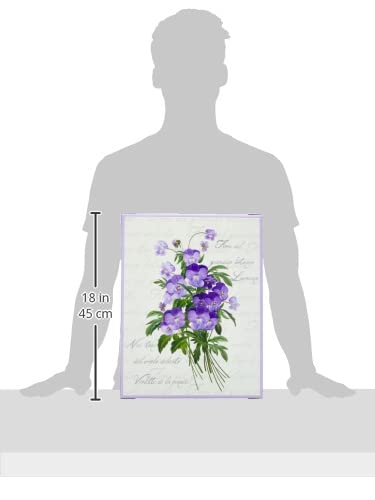 Kanguru Collection Fragrant Violet Decorative Storage Box with Handles and Lid, MEDIUM,Violets - Cosy Home Interiors Kanguru Collection Fragrant Violet Decorative Storage Box with Handles and Lid, MEDIUM,Violets - Image 5