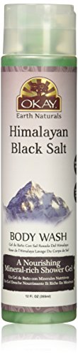 OKAY Himalayan Black Salt Body Wash, 12 Ounce