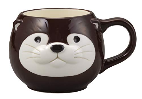 デコレ カワウソおかおマグ チョコ 300ml KW-17935