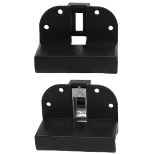 FiTspi Lot de 2 Supports de Pieds de Table Pliables pour Camping-Car, Bateau - Fixations à Monter Soi-Même avec Boucle de Montage