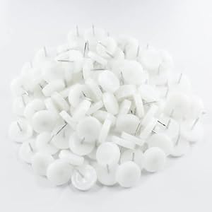 Suiwotin 100 Stück Nagel-On Möbelgleiter